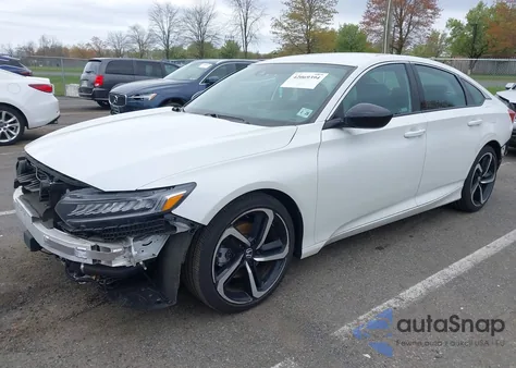 2022 Honda Accord Sport from USA, damaged, VIN 1HGCV1F35NA111989